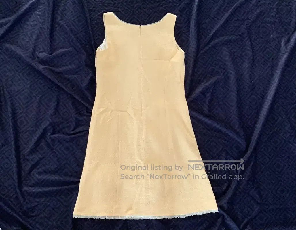 Burberry Burberry Yellow Cotton Off-Shoulder Dress. Size M / US 6-8 / IT 42-44 - 3 Thumbnail