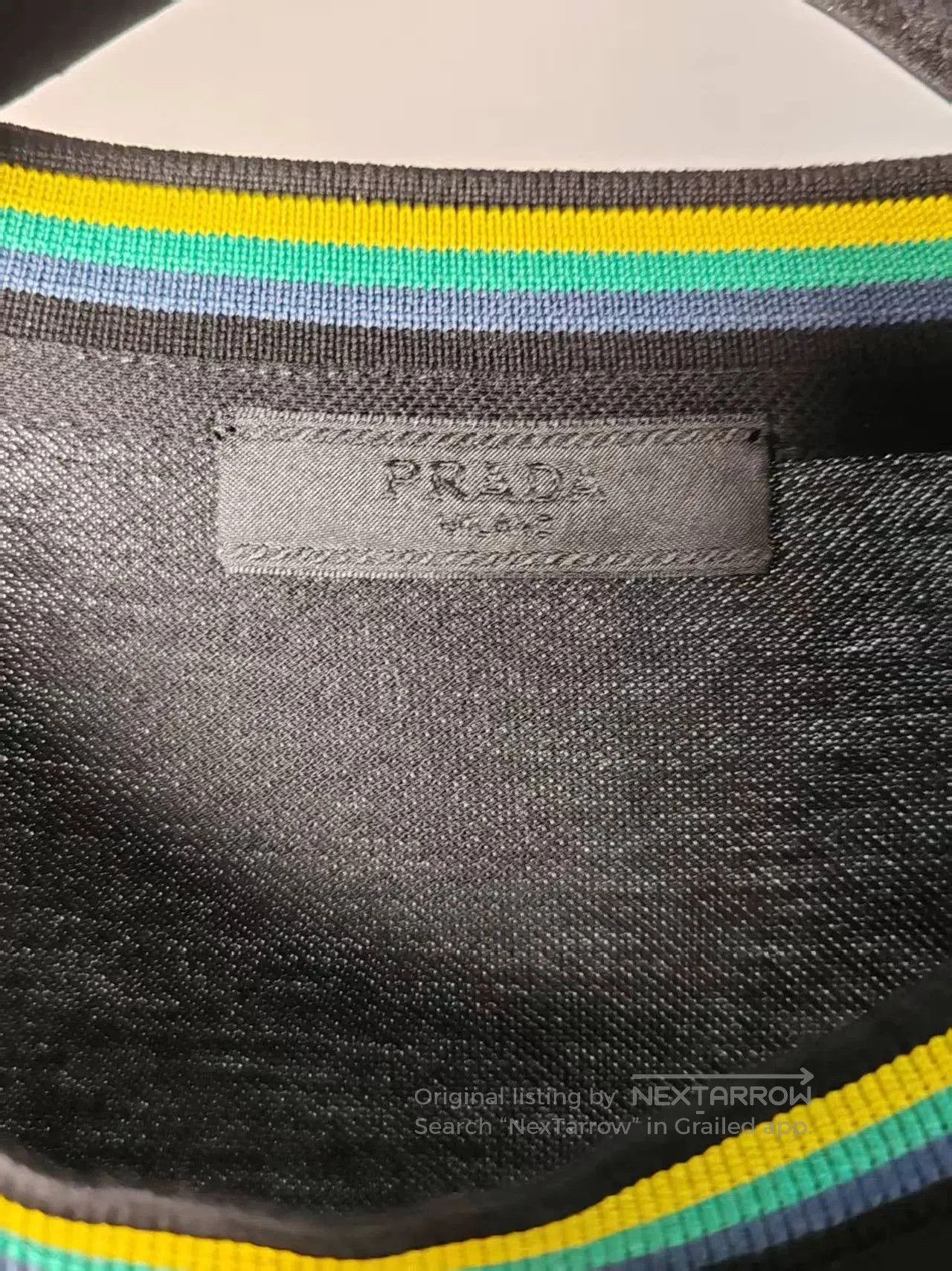 Prada Prada Large Logo Short Sleeve Top. Size US M / EU 48-50 / 2 - 3 Thumbnail