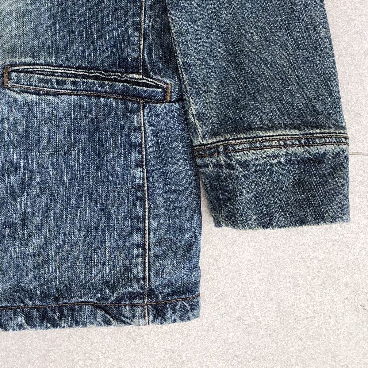 Japanese Brand Vintage Rageblue Mens Denim Jacket / Blazer Size US XL / EU 56 / 4 - 15 Thumbnail