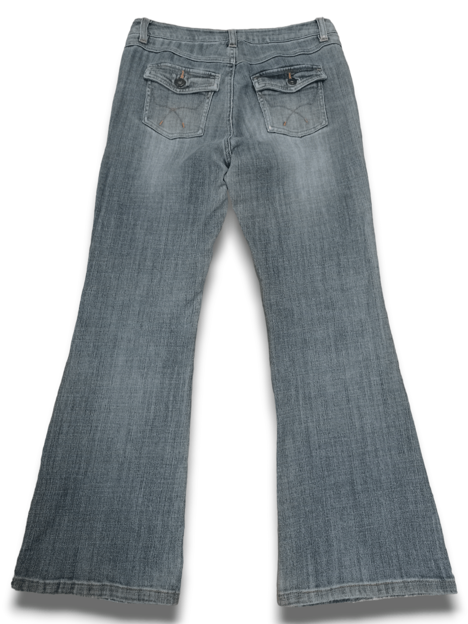 Japanese Brand Vintage Japanese Brand Faded Style Flare Denim Jeans 29x28 Size 29" - 2 Thumbnail