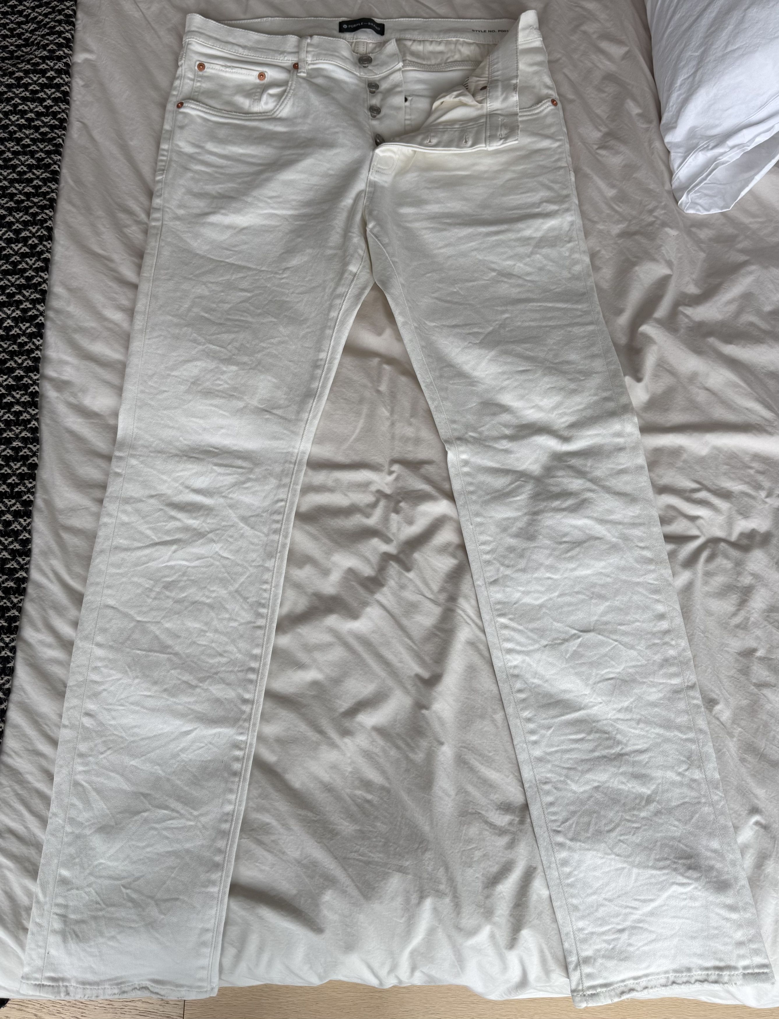 Purple Brand White jeans Size US 36 / EU 52 - 1 Thumbnail