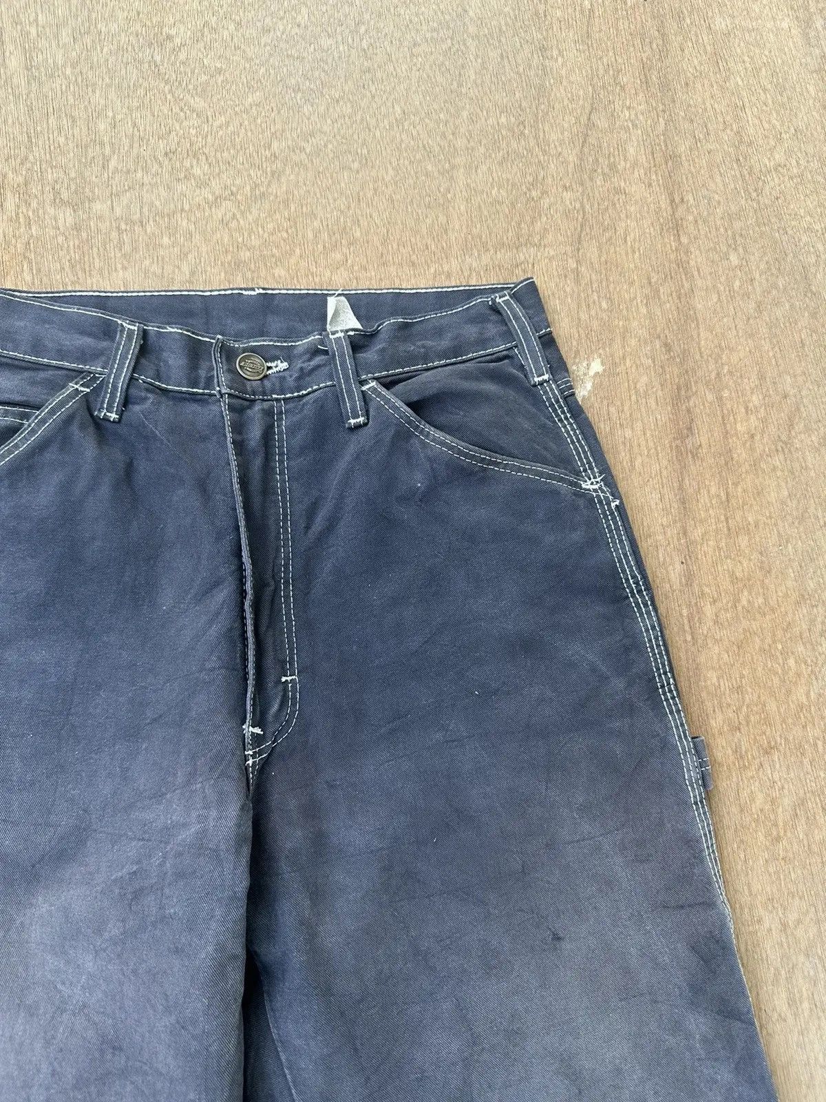 Dickies STEALS🔥VINTAGE DICKIES WORKWEAR FADED BAGGY CARPENTER PANTS Size US 27 - 3 Thumbnail