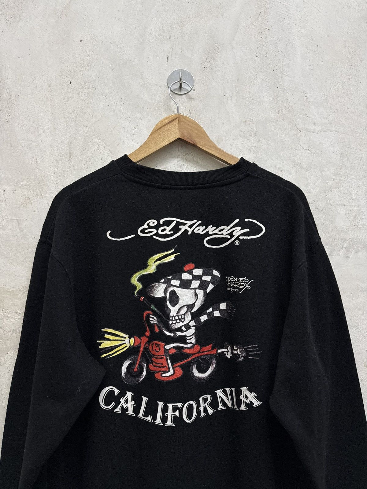 Ed Hardy 2000s Ed Hardy By Christian Audigier y2k Skull Size US XXL / EU 58 / 5 - 2 Thumbnail