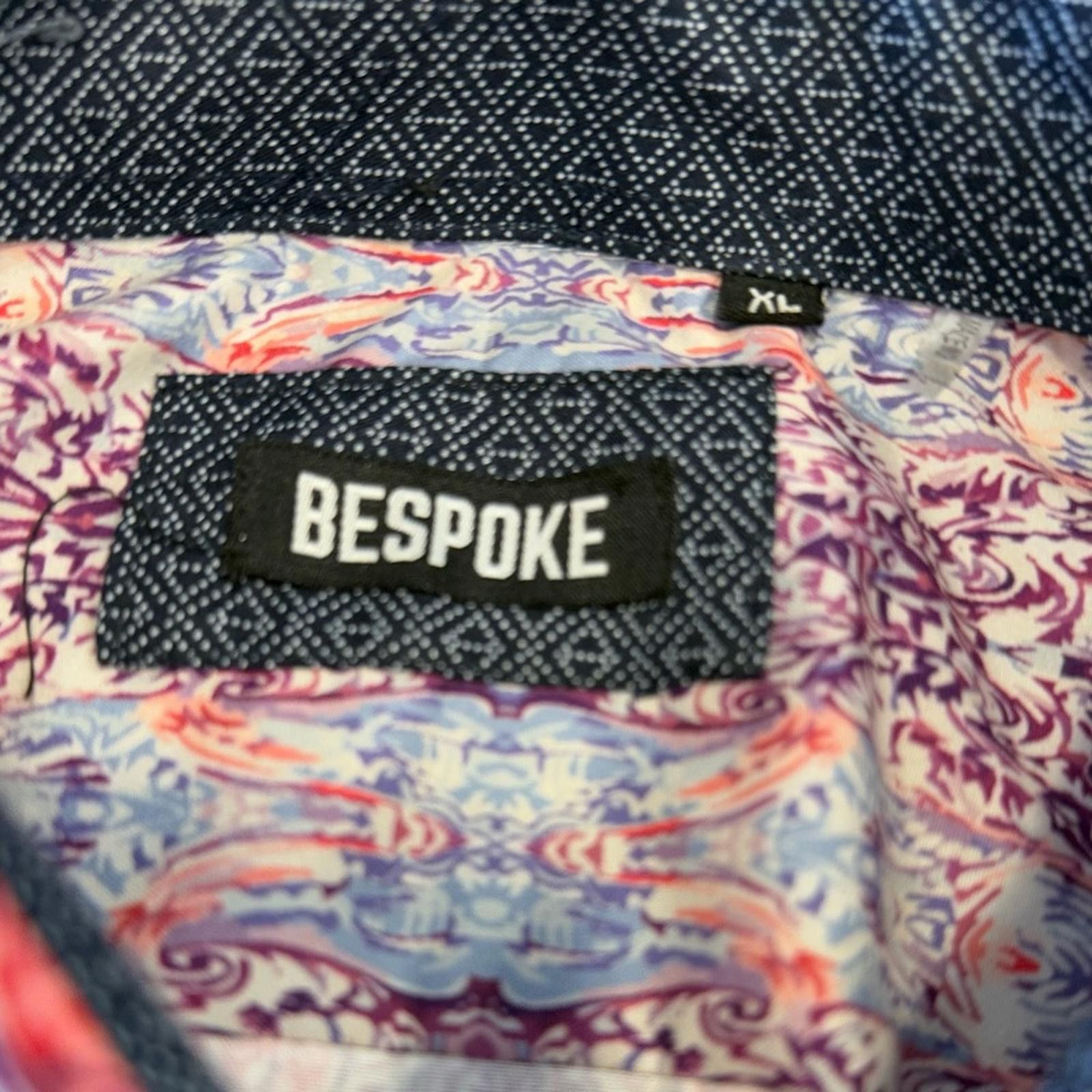 Bespoken Bespoke flip cuff long sleeve button up shirt purple pink XL Size US XL / EU 56 / 4 - 8 Thumbnail