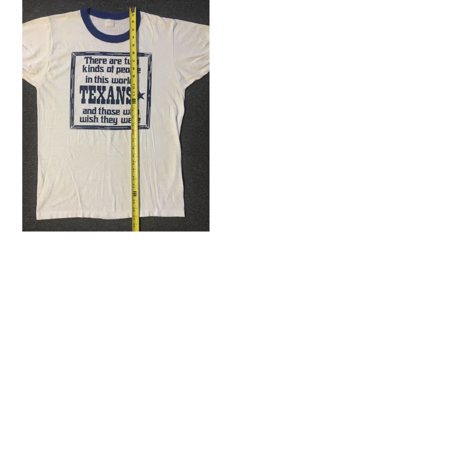 Vintage VINTAGE 70s Texas 2 Kinds Of People Faded Shirt M Single Stitch Grunge Funny Biker Size US M / EU 48-50 / 2 - 9 Thumbnail