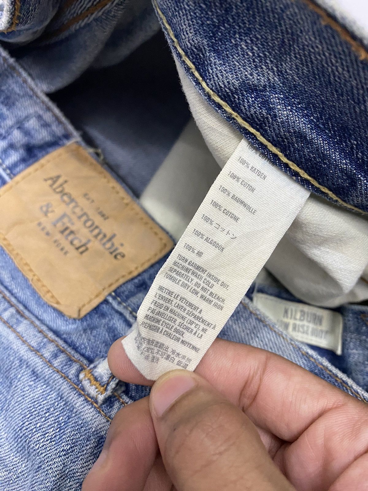 Acne Studios 🔥ABERCROMBIE & FITCH LOW RISE BOOTCUT FLARE JEANS Size US 34 / EU 50 - 13 Thumbnail