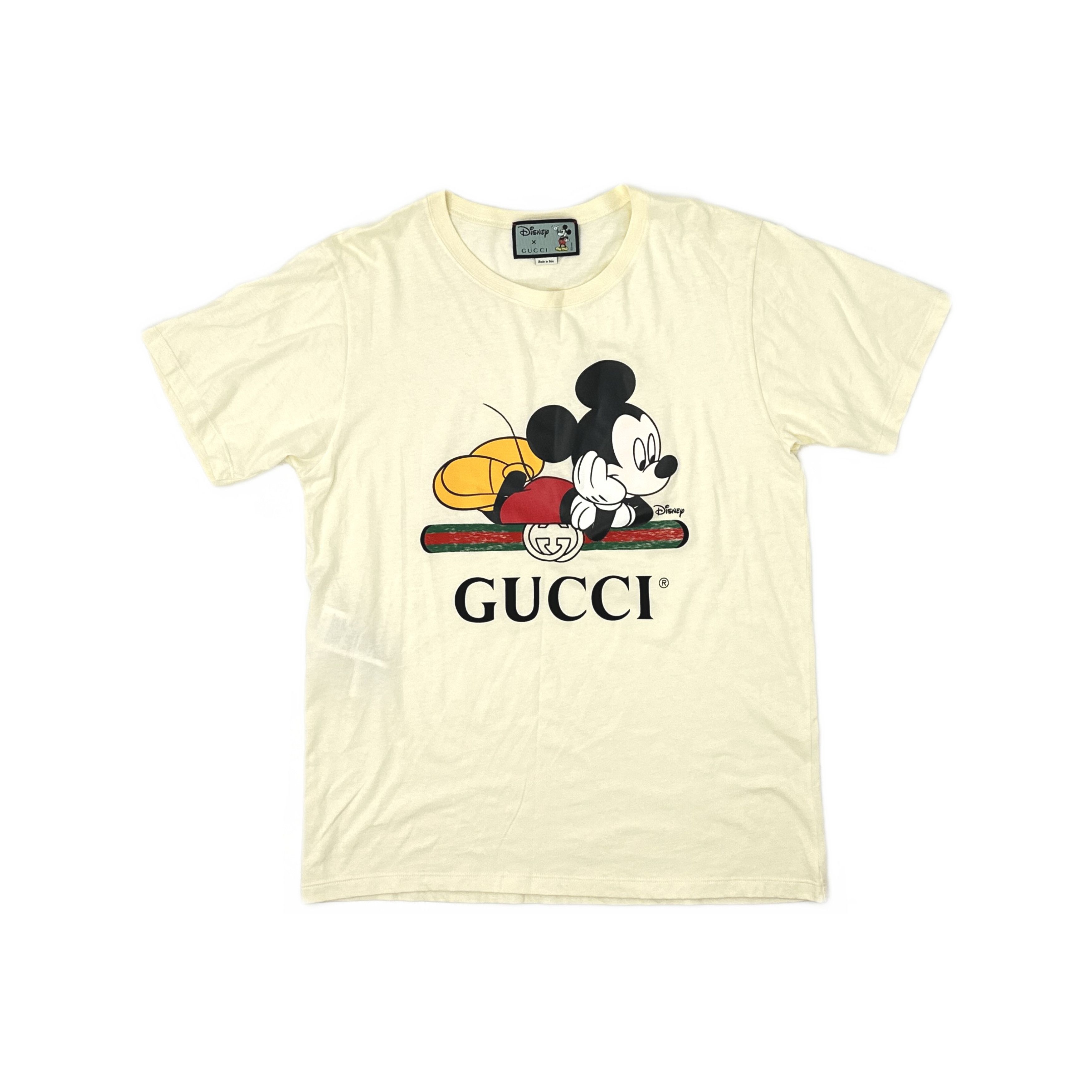 Gucci Gucci x Disney Mickey Mouse T-Shirt Size M Size US M / EU 48-50 / 2 - 1 Thumbnail