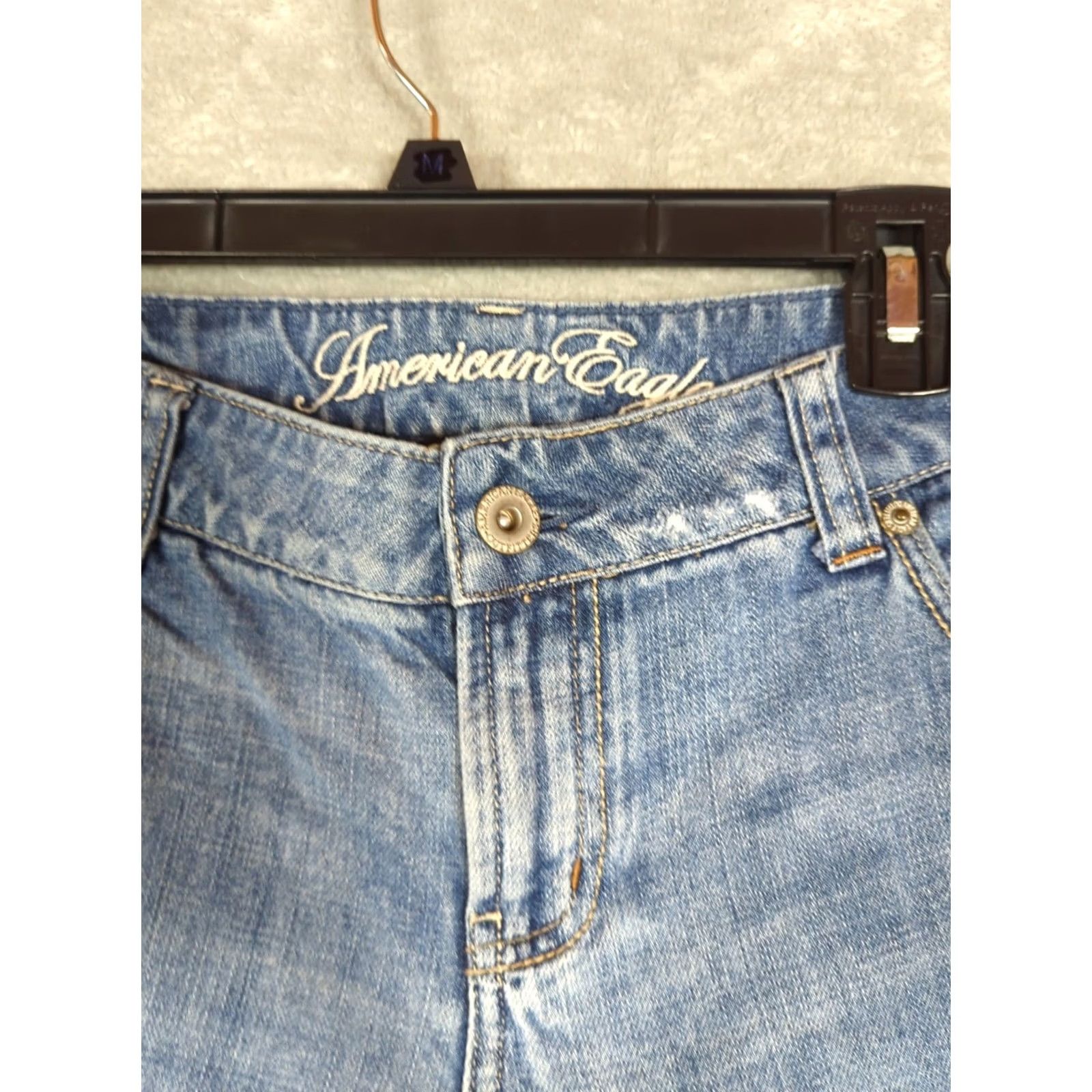 American Eagle Outfitters VINTAGE American Eagle Favorite Boyfriend Jeans Size 34" / US 12 / IT 48 - 3 Thumbnail