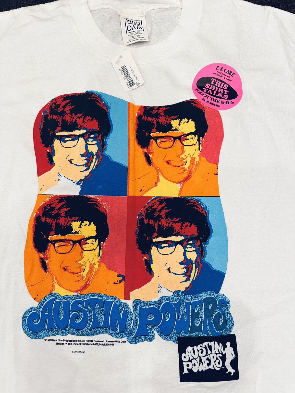 Other NWT VTG 1999 Wild Oats Austin Powers T-Shirt XL-Doesn’t Talk Size US XL / EU 56 / 4 - 2 Thumbnail