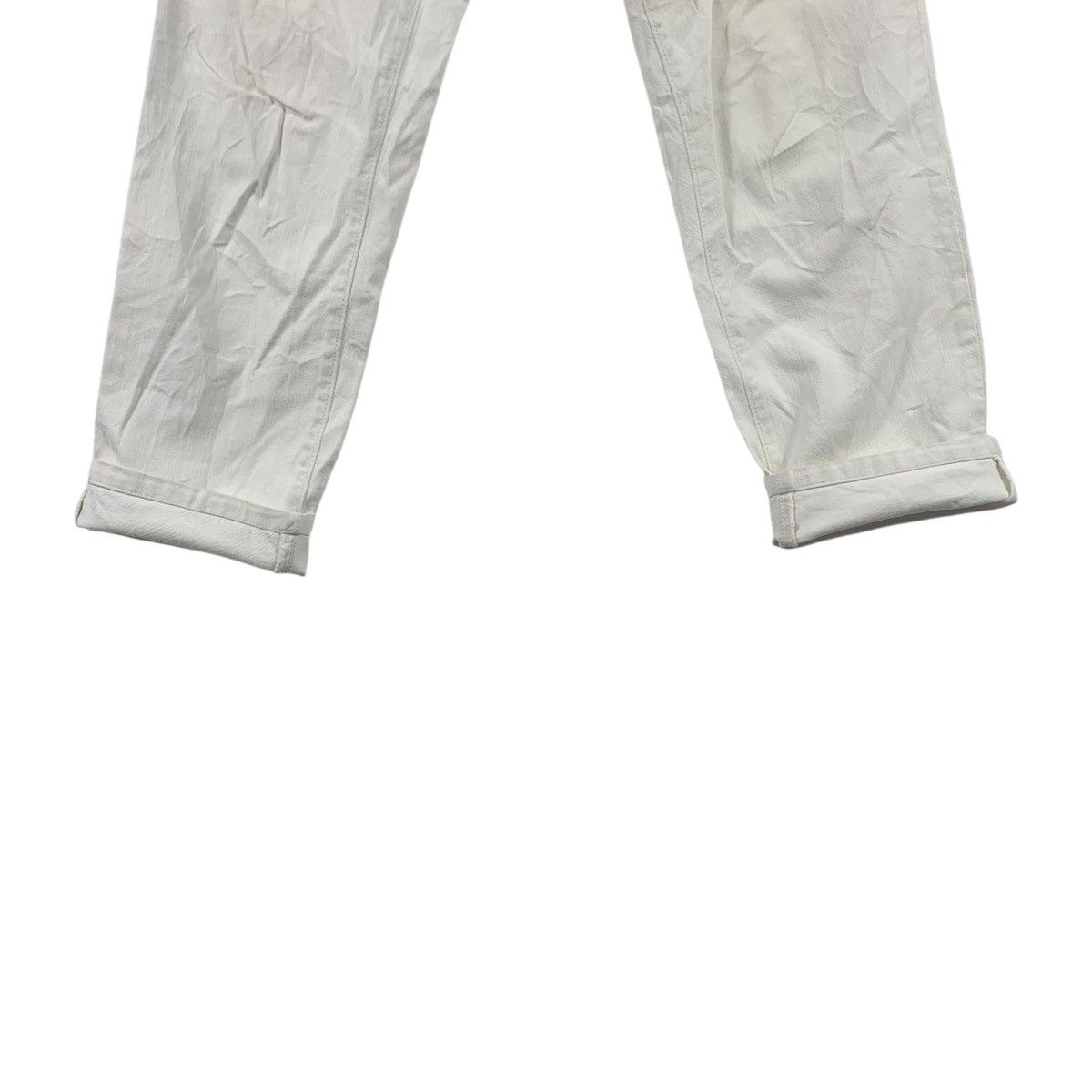 Designer × agnes b. Vintage AGNES B Paris white colour jeans Size 25" / US 0 / IT 36 - 13 Thumbnail
