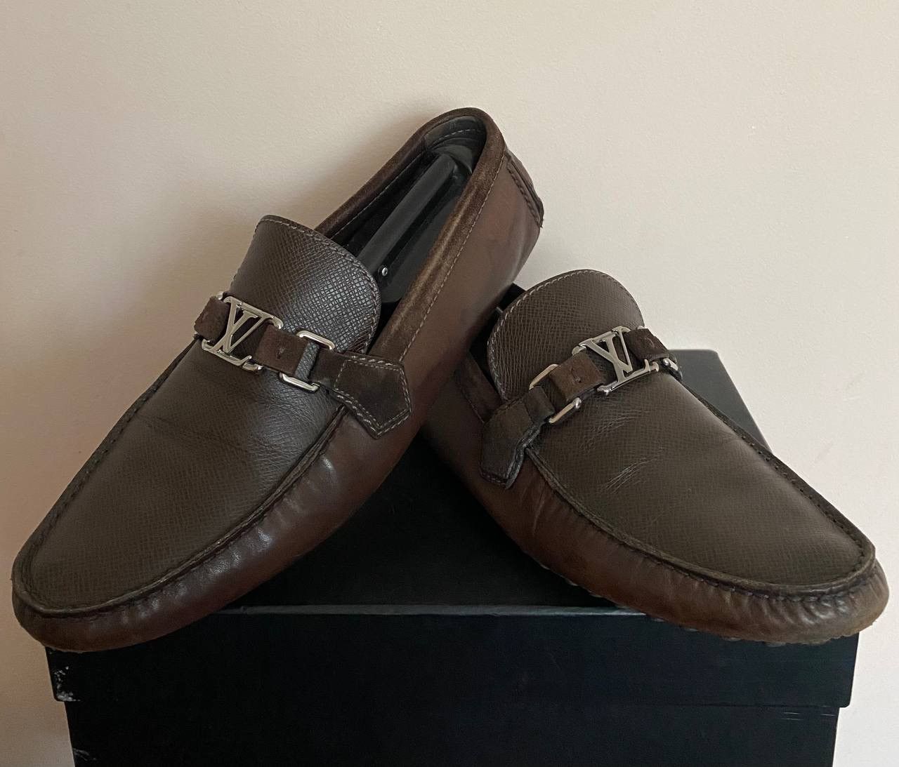 Louis Vuitton Louis Vuitton Brown Hockenheim Driving Moccasins/Loafers Size US 9 / EU 42 - 1 Thumbnail