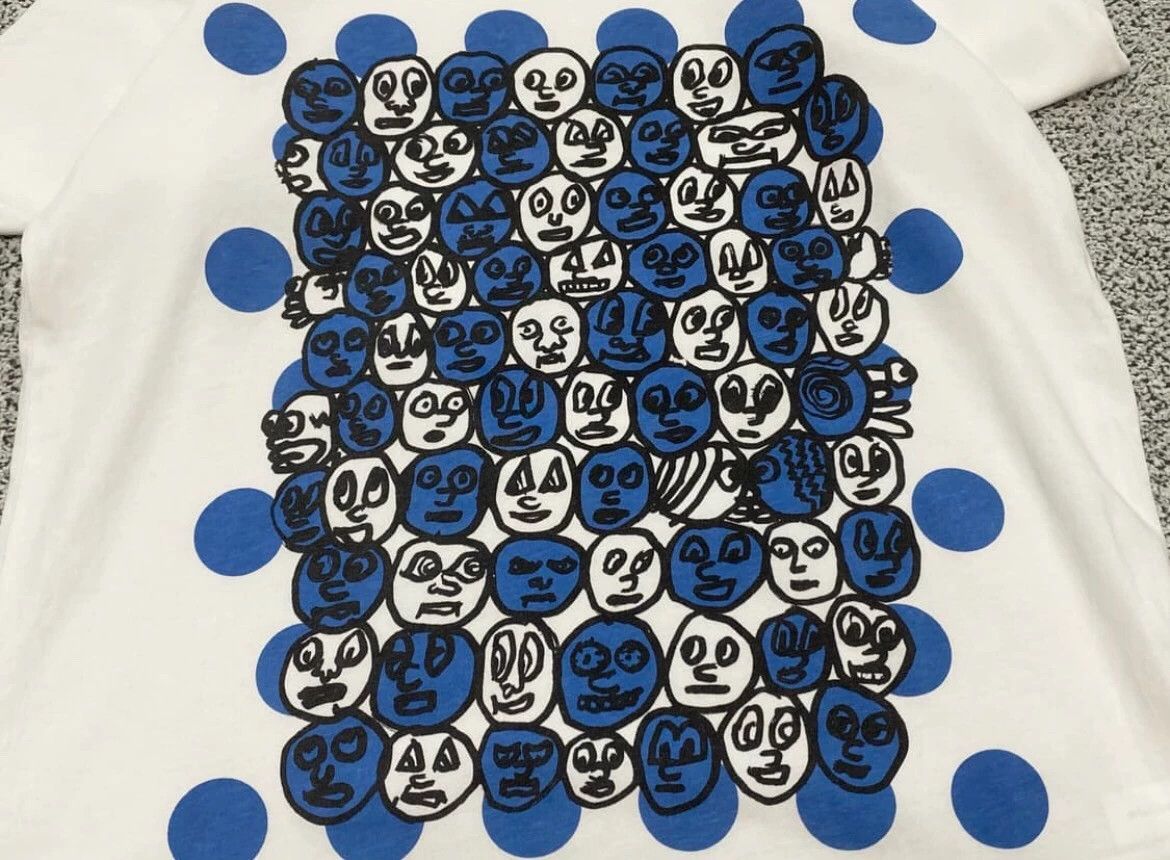 Comme des Garcons Comme des Garçons Doll Print Artistic Short Sleeve Tee Size US M / EU 48-50 / 2 - 3 Thumbnail