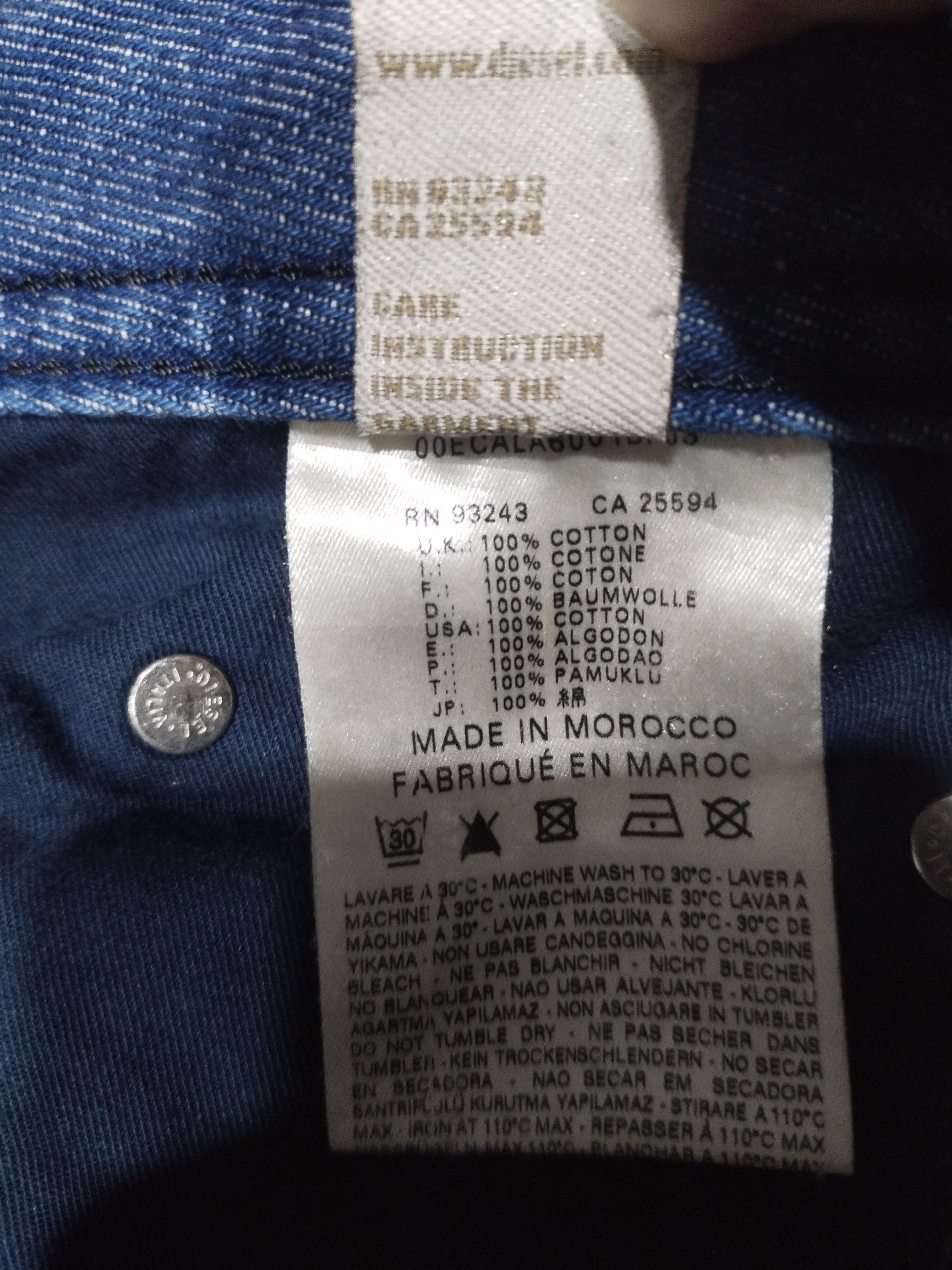 Diesel × Vintage Diesel Timmen Sz 32" Size US 31 - 15 Thumbnail