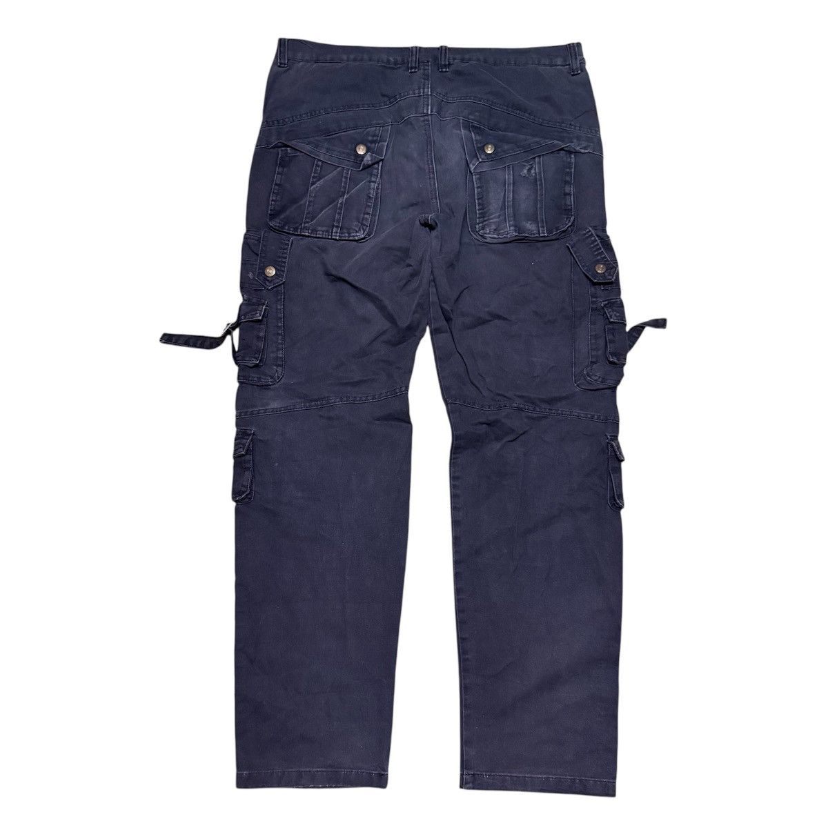 Japanese Brand Distressed Cargo Multi pockets Pants Size US 36 / EU 52 - 2 Thumbnail