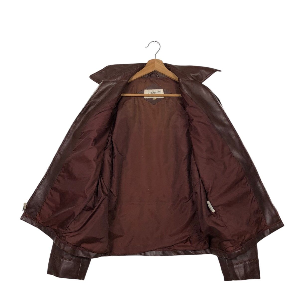 Japanese Brand 📌Vintage Soft Leather Biker Jacket JcPenny Issey Miyake Size US L / EU 52-54 / 3 - 14 Thumbnail