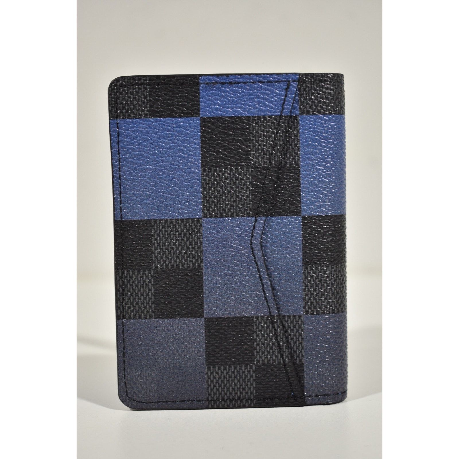 Louis Vuitton Louis Vuitton Blue Monogram Logo Pocket Organizer Wallet Size ONE SIZE - 3 Thumbnail