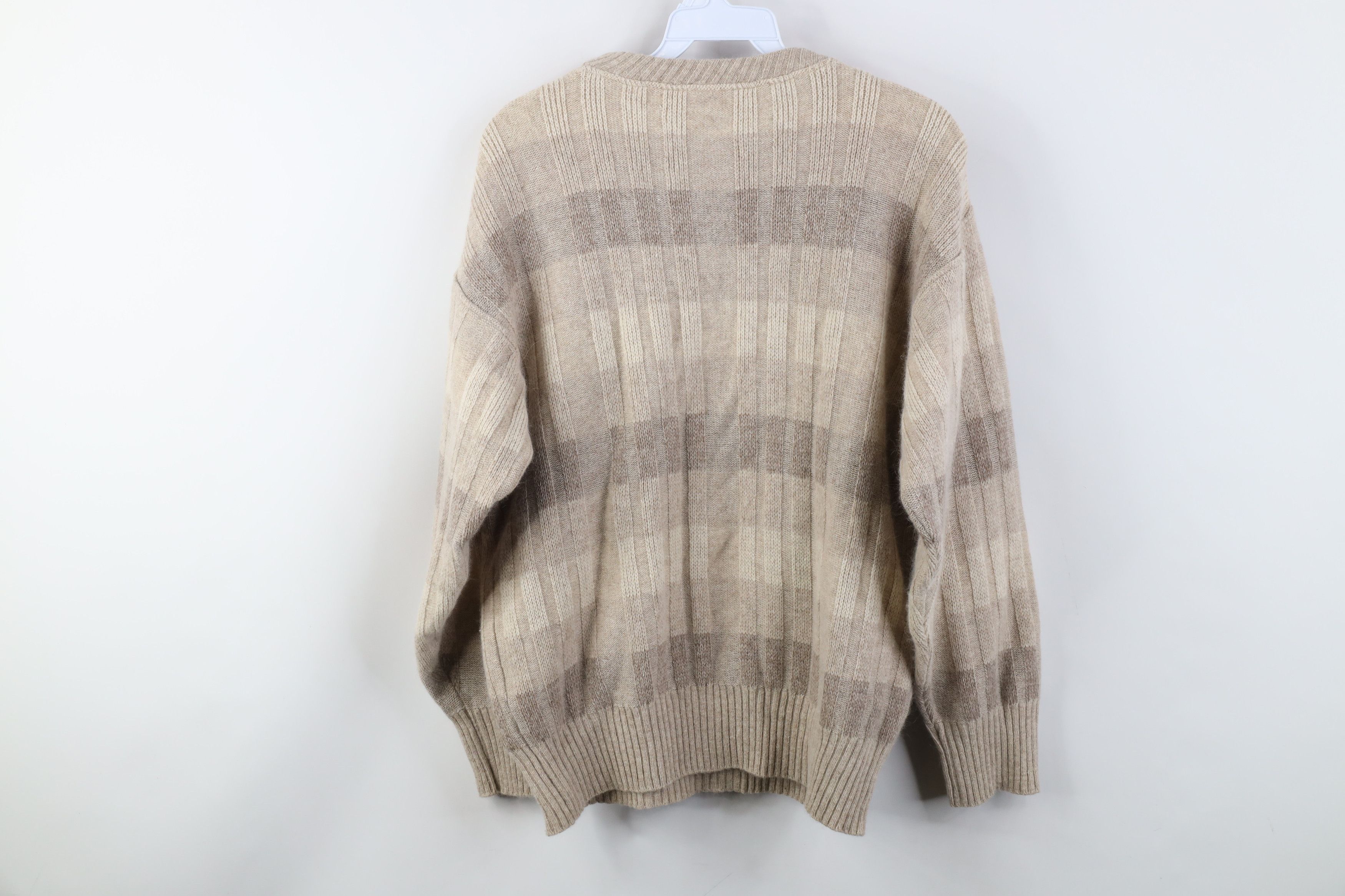 Vintage Vintage 70s Streetwear Lambswool Ribbed Sweater Earth Tone Size S / US 4 / IT 40 - 9 Thumbnail