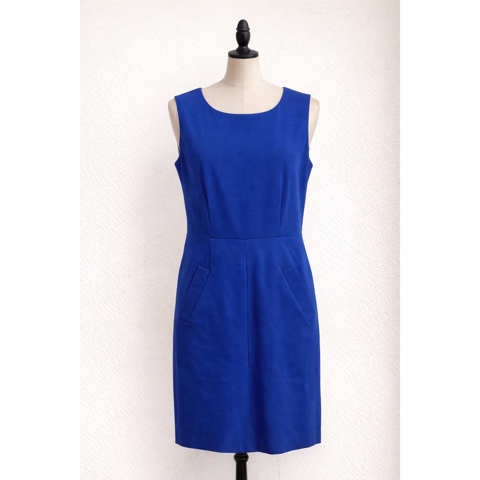 Diane von Furstenberg Diane von Furstenberg Blue Shift Dress Double Zip Sleeveless Size XL / US 12-14 / IT 48-50 - 1 Thumbnail