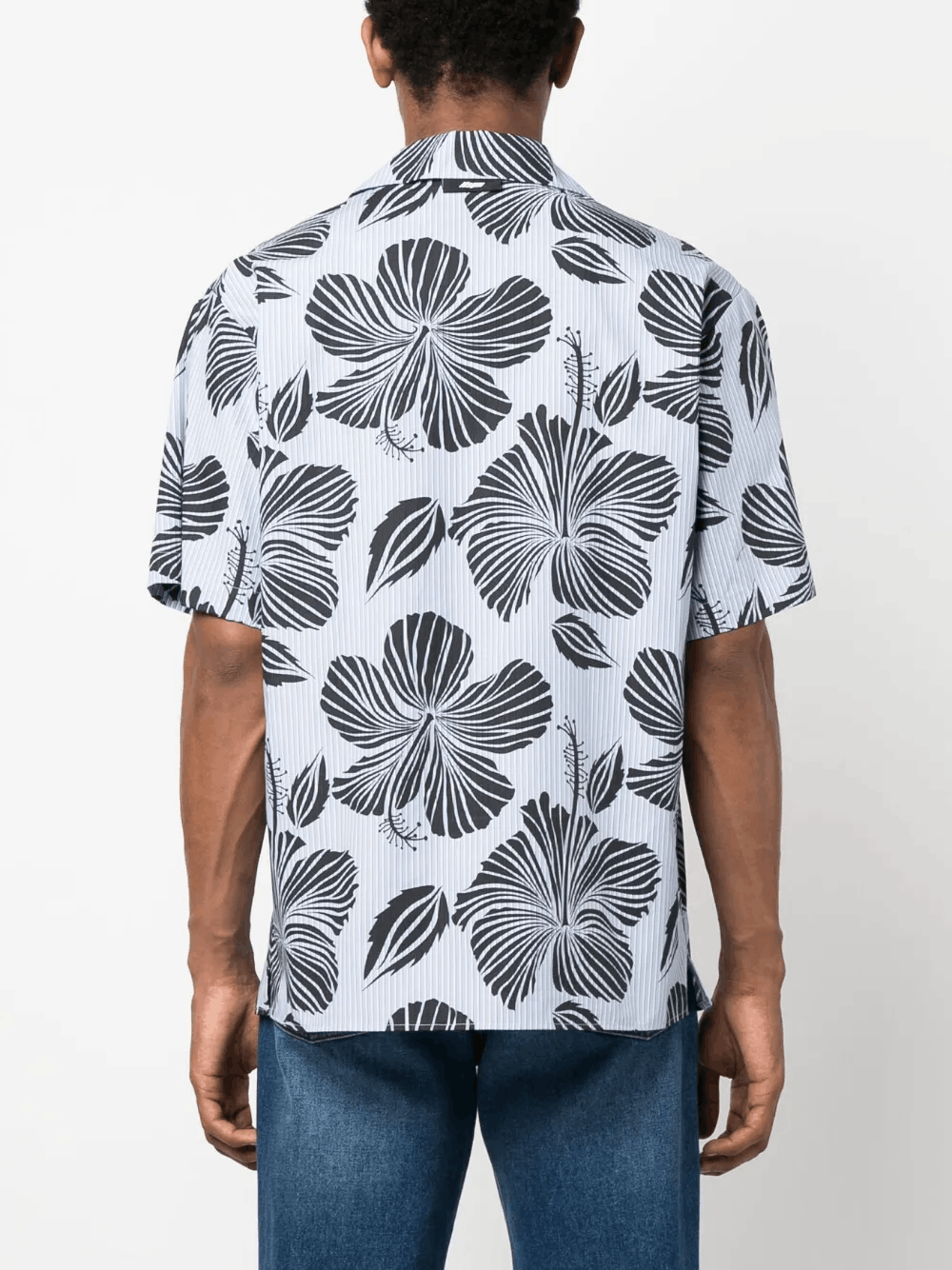 Other Hibiscus Print Bowling Shirt Size US M / EU 48-50 / 2 - 2 Thumbnail