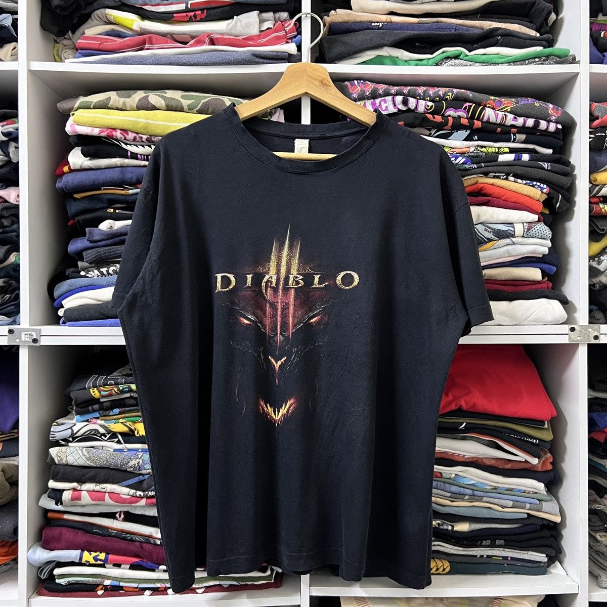 Vintage VTG DIABLO TEE Size US L / EU 52-54 / 3 - 1 Thumbnail
