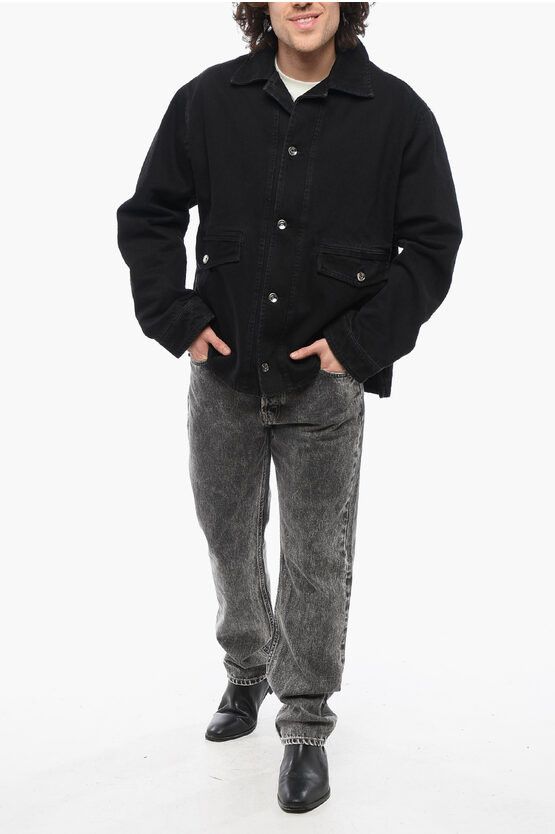1989 STUDIO o1y0525 Denim Jacket in Black Size US L / EU 52-54 / 3 - 4 Thumbnail