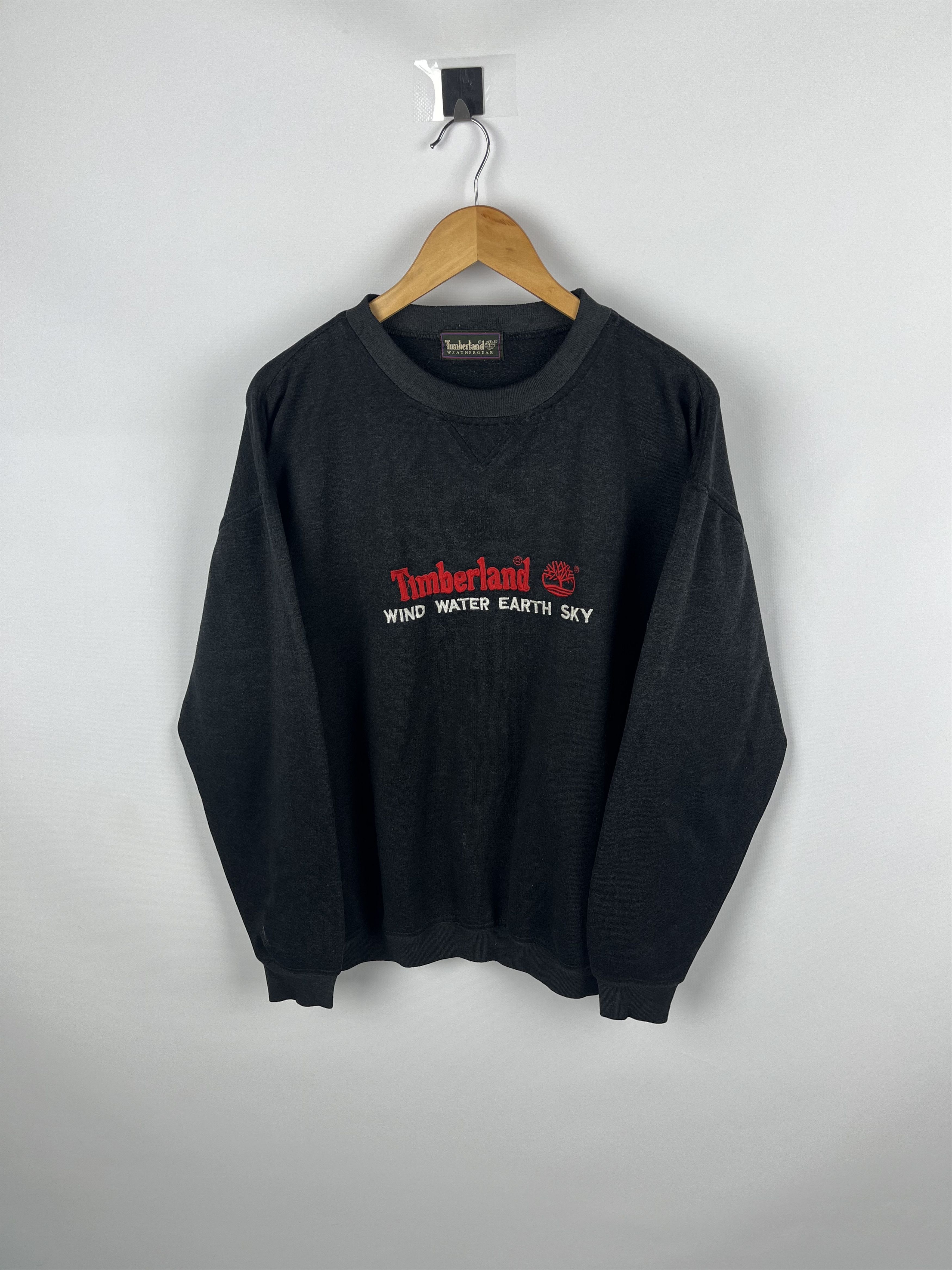 Timberland Timberland Vintage Sweatshirt Big Logo Embroidered Grunge Size US L / EU 52-54 / 3 - 1 Thumbnail