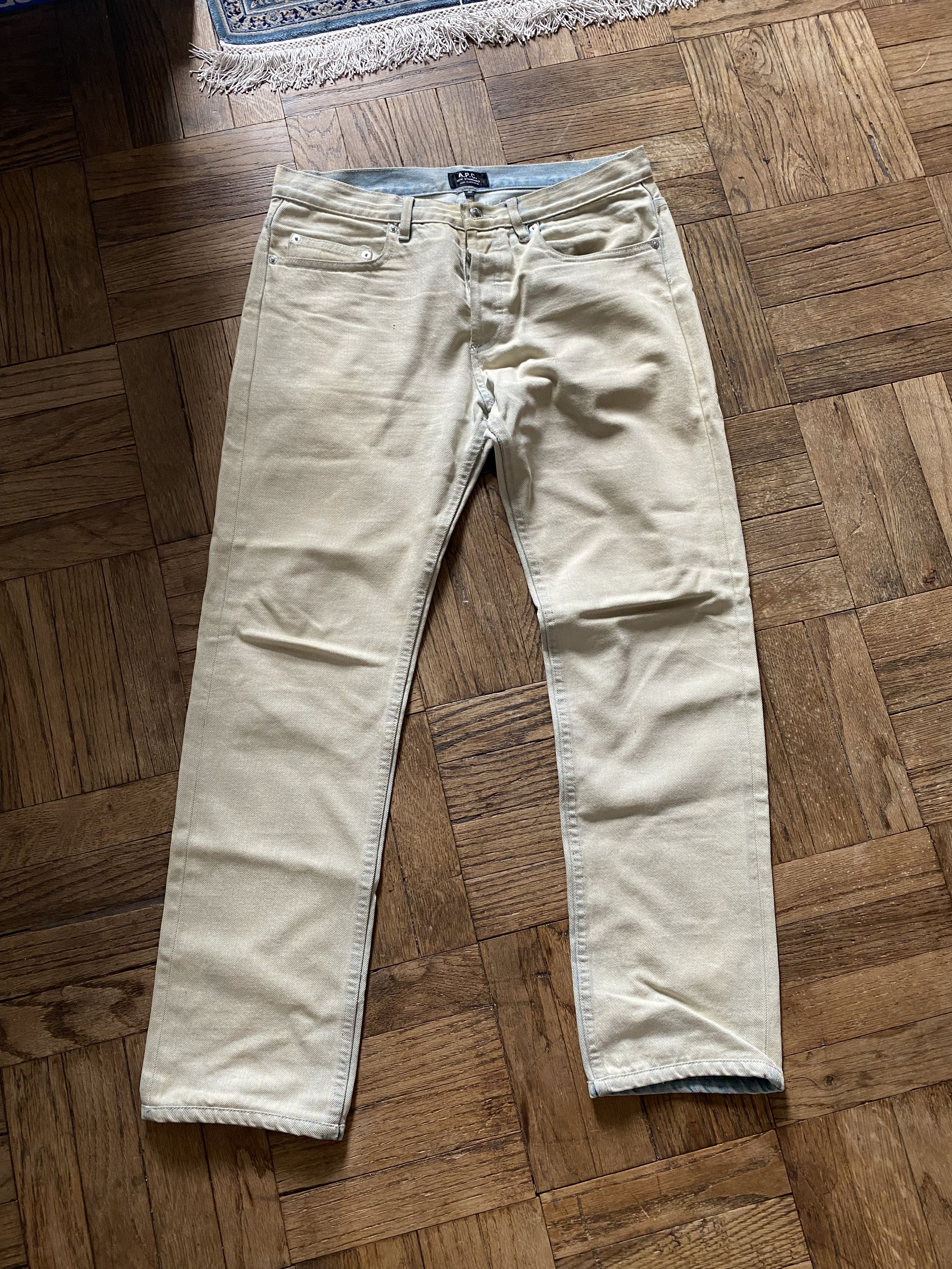 A.P.C. APC Bleached denim New Standard Raw Denim Japan Size US 32 / EU 48 - 1 Thumbnail