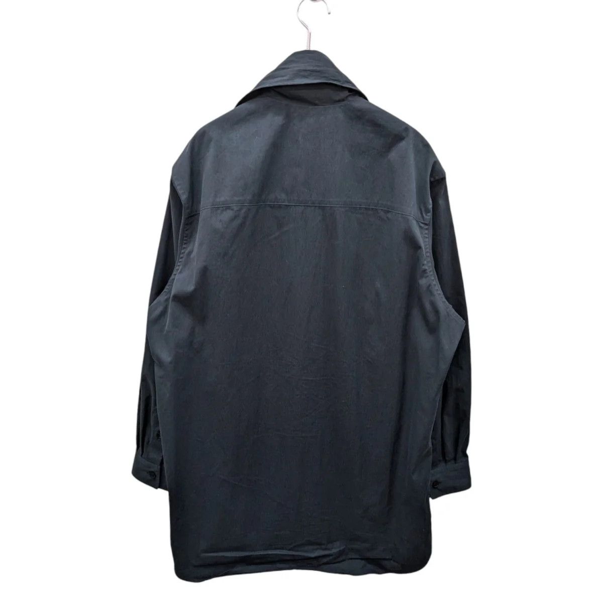 Yohji Yamamoto Yohji Yamamoto pour homme 24AW HIGH-DENSITY OX STOLE BLOUSE Size US L / EU 52-54 / 3 - 2 Thumbnail