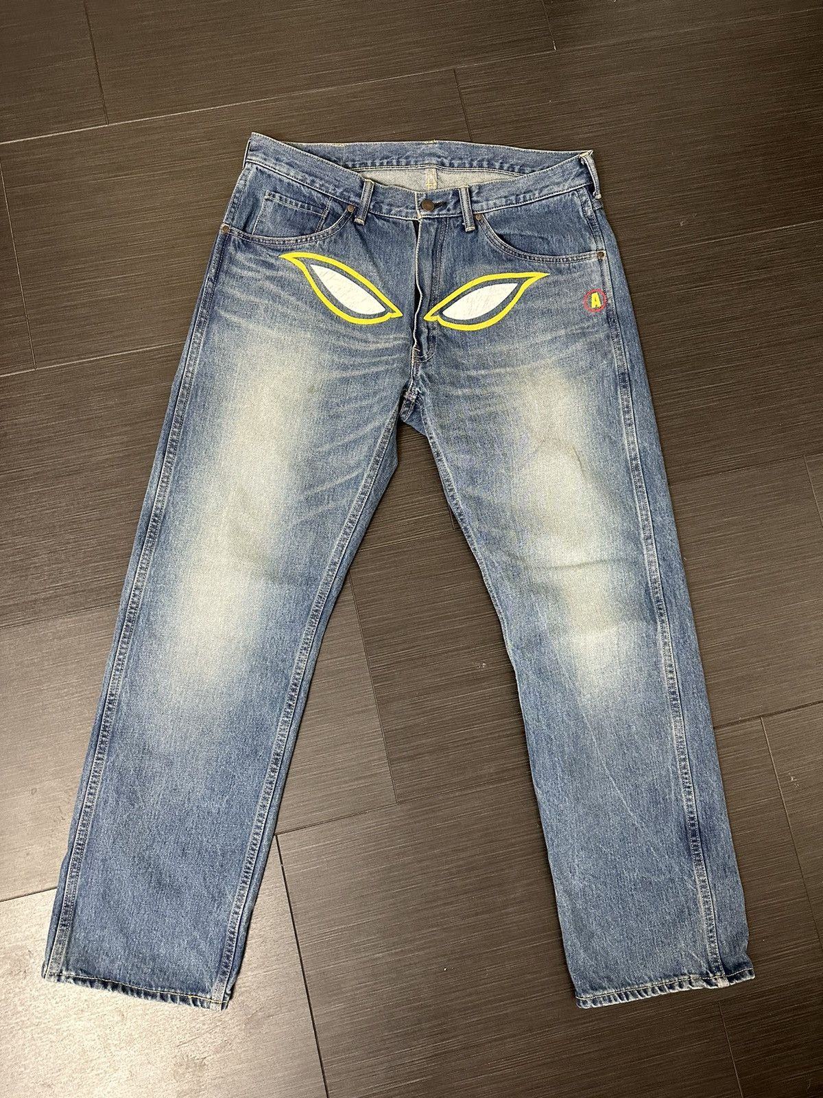 Bape Shadow Bape Loose Fit Denim Size US 34 / EU 50 - 1 Thumbnail