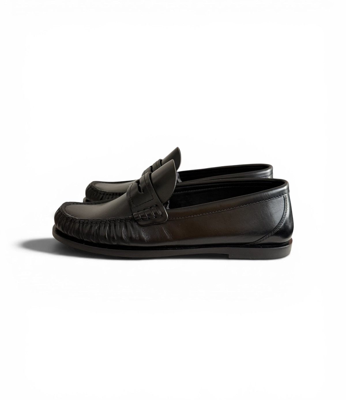 Saint Laurent Paris Saint Laurent YSL Smooth leather loafers Size US 4 / IT 34 - 4 Thumbnail