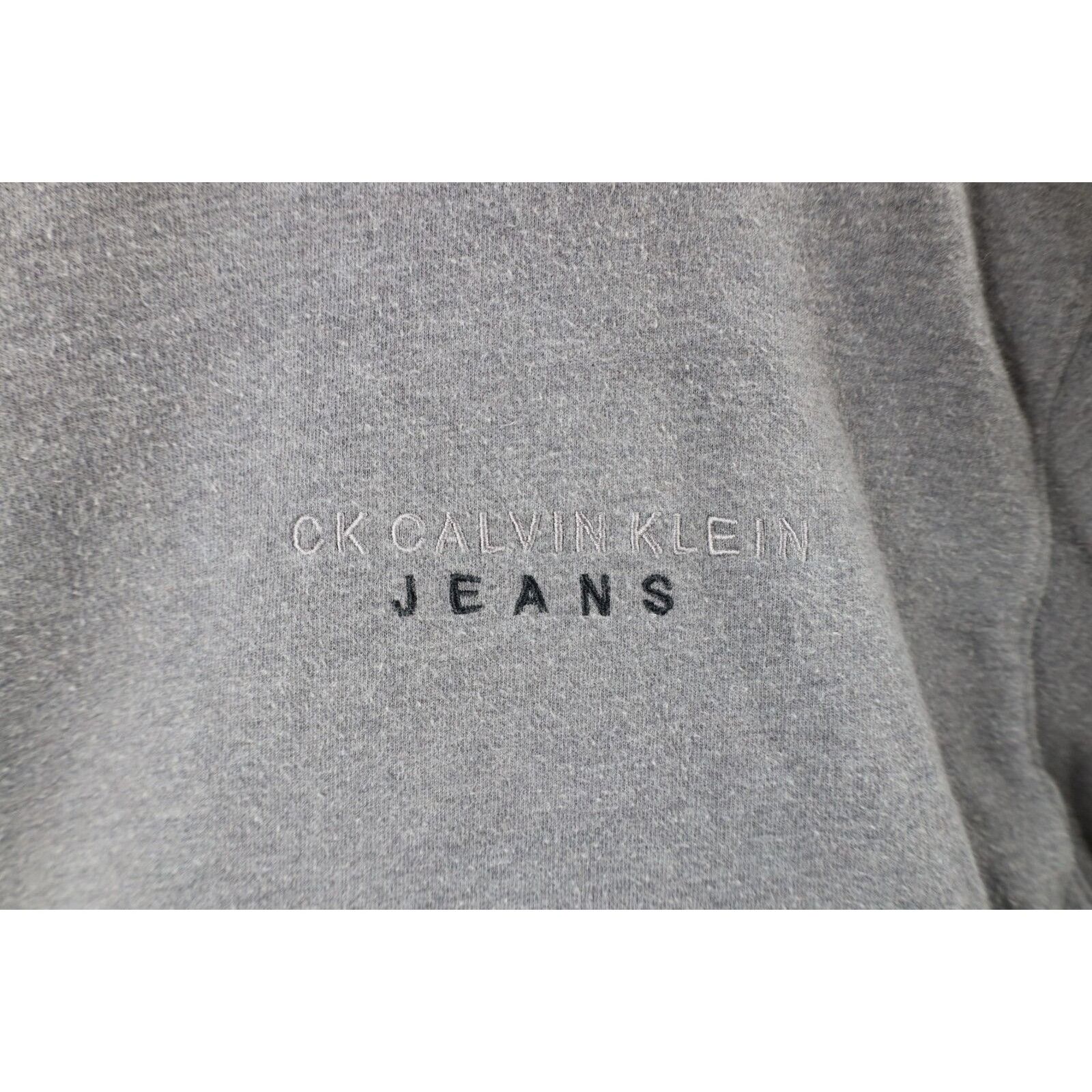Calvin Klein × Vintage Vintage 90s Calvin Klein Ribbed Knit Long Sleeve T-Shirt Size US M / EU 48-50 / 2 - 4 Thumbnail