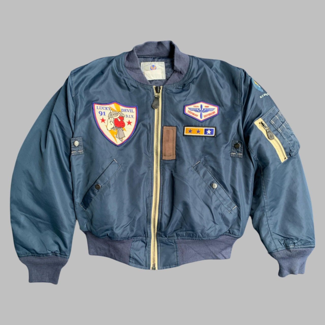 RARE‼️ TEDMAN MEN'S CUSTOM MA1 BOMBER Aero Equipment