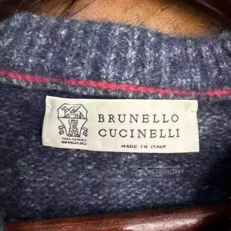 Brunello Cucinelli Brunello Cucinelli Fair Isle Alpaca Crewneck Sweater Size US S / EU 44-46 / 1 - 5 Thumbnail