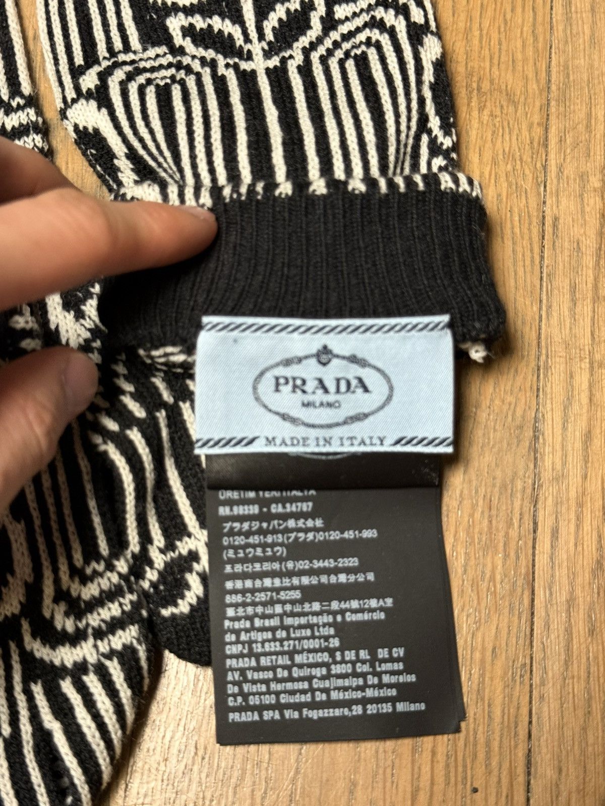 Prada Raf simons Prada FW2021 wool pocket gloves Size ONE SIZE - 7 Thumbnail