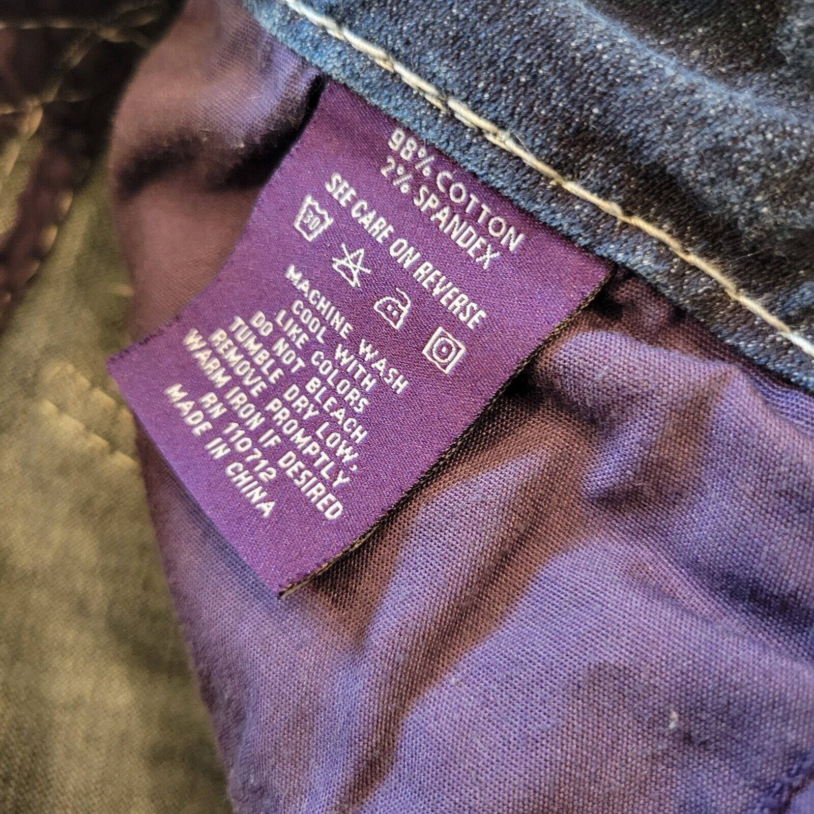 Vintage Vigoss Jeans Fit bootcut Womens Size 29 x 30 Size 29" - 10 Thumbnail