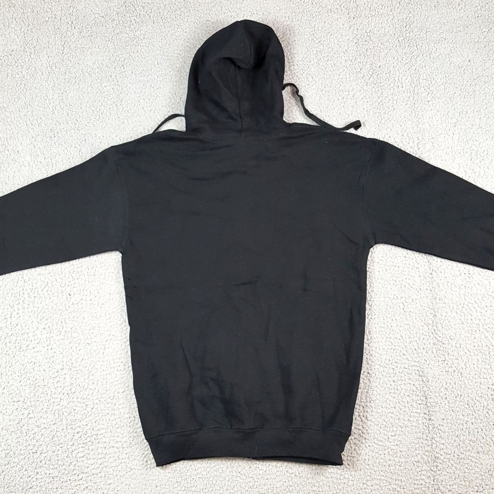Vintage VINTAGE Black Full Zip Hooded Sweatshirt XL Hooded Men's Normcore Hoodie Crewneck Sweatshirt Size US XL / EU 56 / 4 - 4 Thumbnail