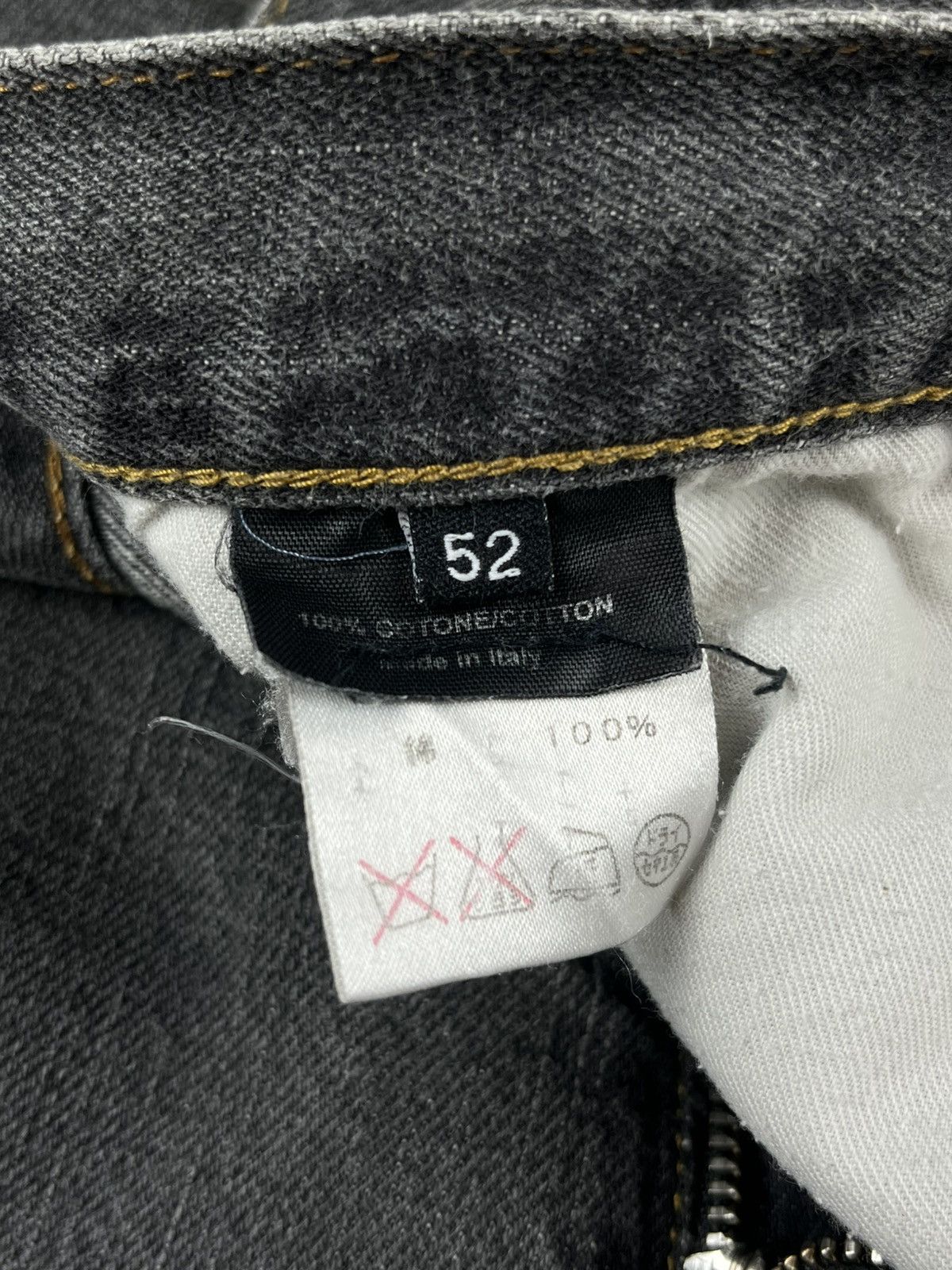 Gucci Gucci Tom Ford Vintage Gray Raw Hem Bootcut Denim Jeans Size US 36 / EU 52 - 10 Thumbnail