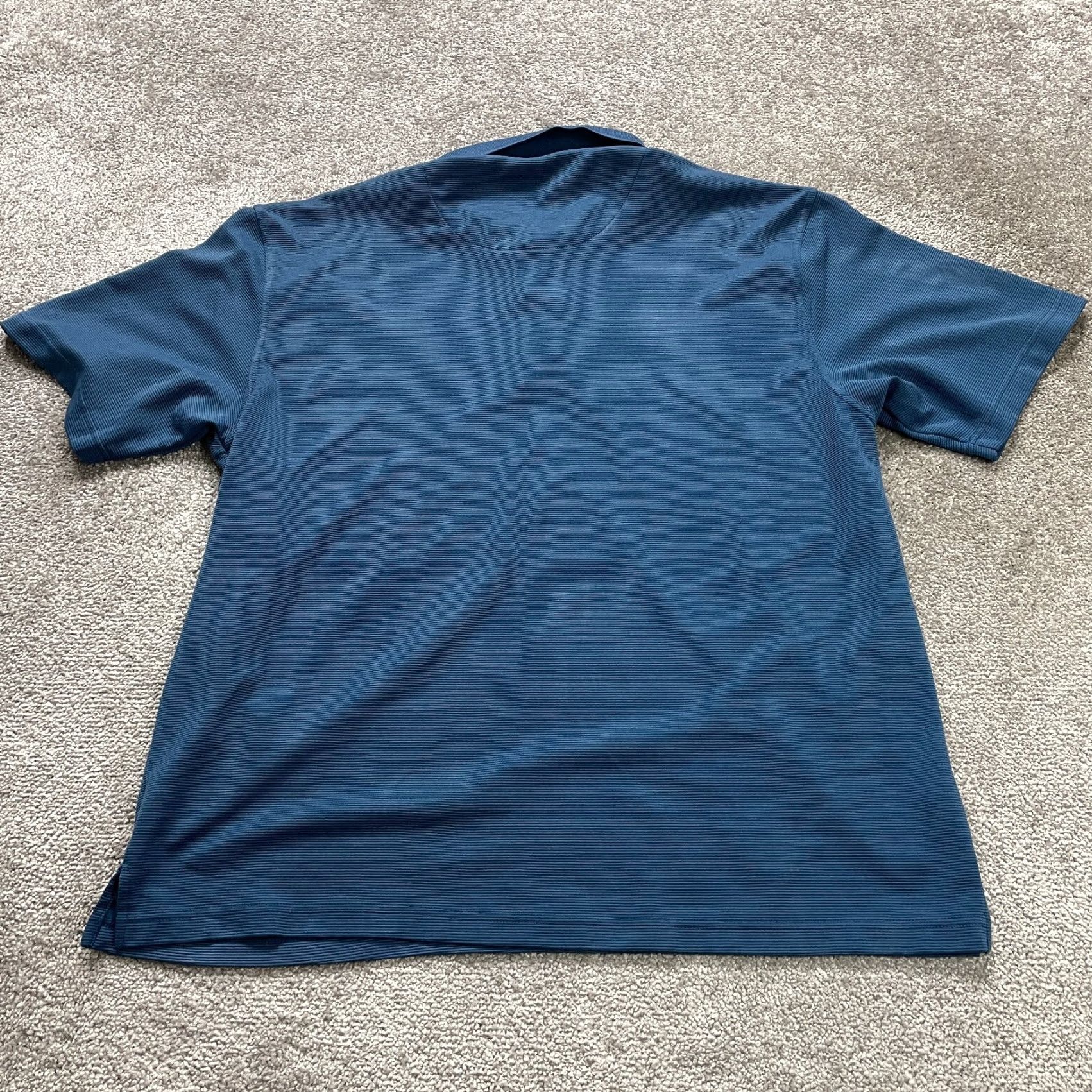 Vintage Curavera Polo Shirt 2XL Mens Solid Blue Short Sleeve Collared Active Golf Casual Size US XXL / EU 58 / 5 - 2 Thumbnail