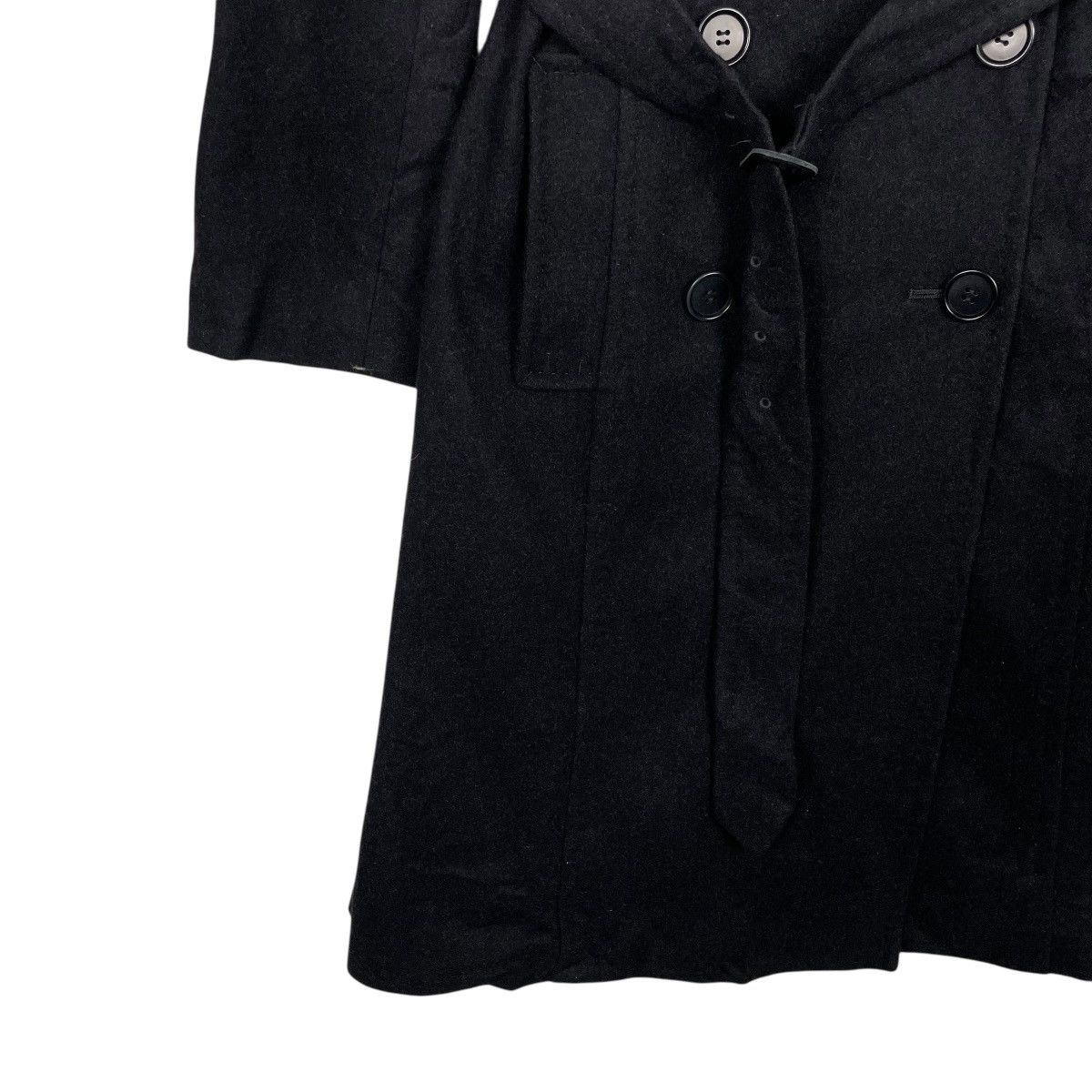 Paul Smith Paul Smith Black Double Breasted Wool Coat Size S / US 4 / IT 40 - 4 Thumbnail