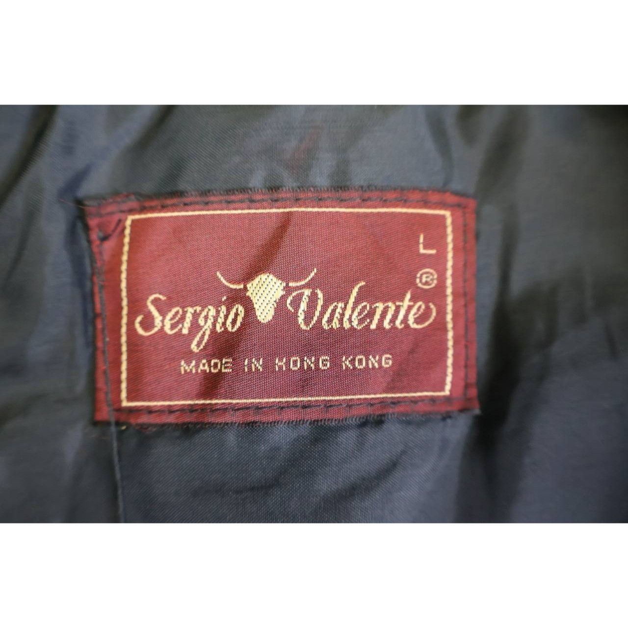 Vintage Vintage Sergio Valente Rabbit Fur Coat Black Overcoat Size L / US 10 / IT 46 - 3 Thumbnail