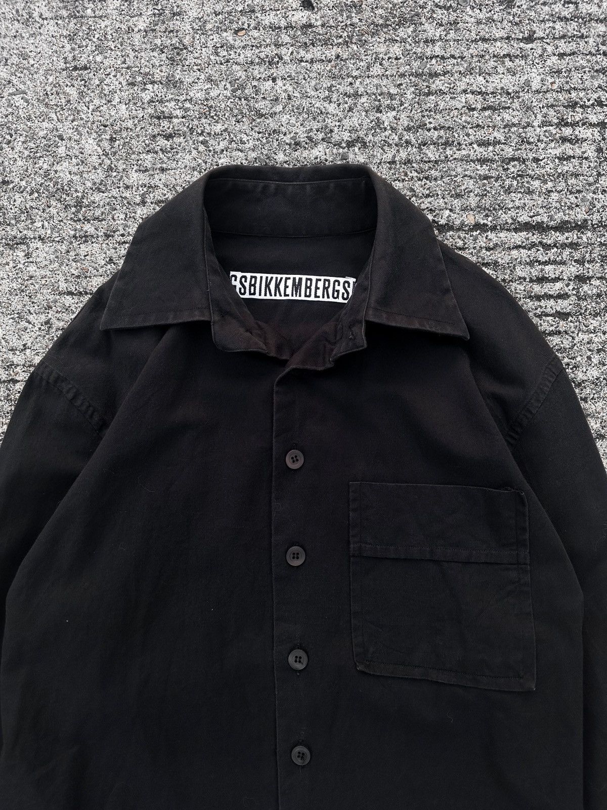 Dirk Bikkembergs Dirk Bikkembergs Black Cotton Shirts Size US S / EU 44-46 / 1 - 3 Thumbnail