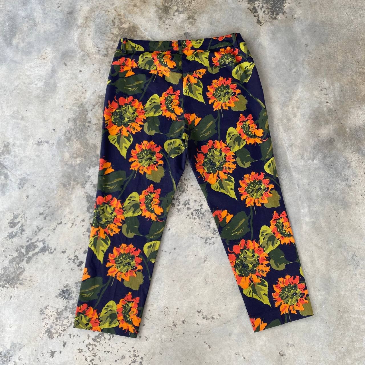 Junko Shimada JUNKO SHIMADA FLORAL CROPPED PANT W29 Size US 29 - 3 Thumbnail