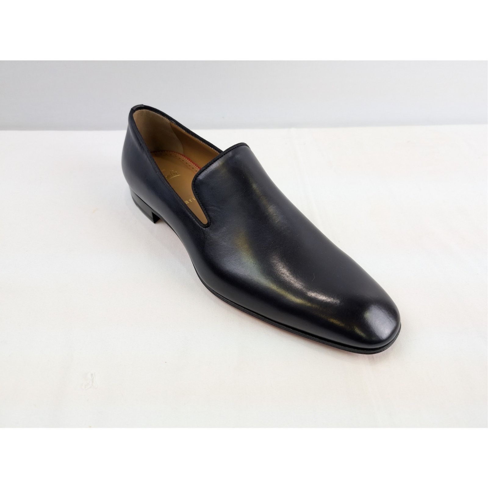 Christian Louboutin o1rshd1 smooth calf leather Dandelion loafer Shoe Boots Navy Size US 10.5 / EU 43-44 - 3 Thumbnail