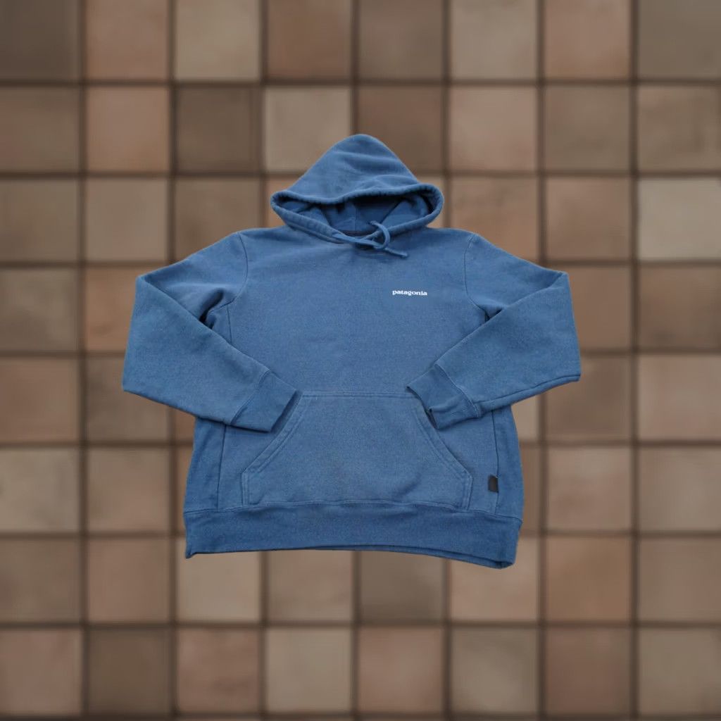 Patagonia Patagonia Hoodie Sweatshirt Mens S Uprisal Hoody Pullover Camping 39666 Heavy Blue Logo Knit Cotton Polyester Crew Neck Long Sleeve Heavy Size US S / EU 44-46 / 1 - 1 Thumbnail