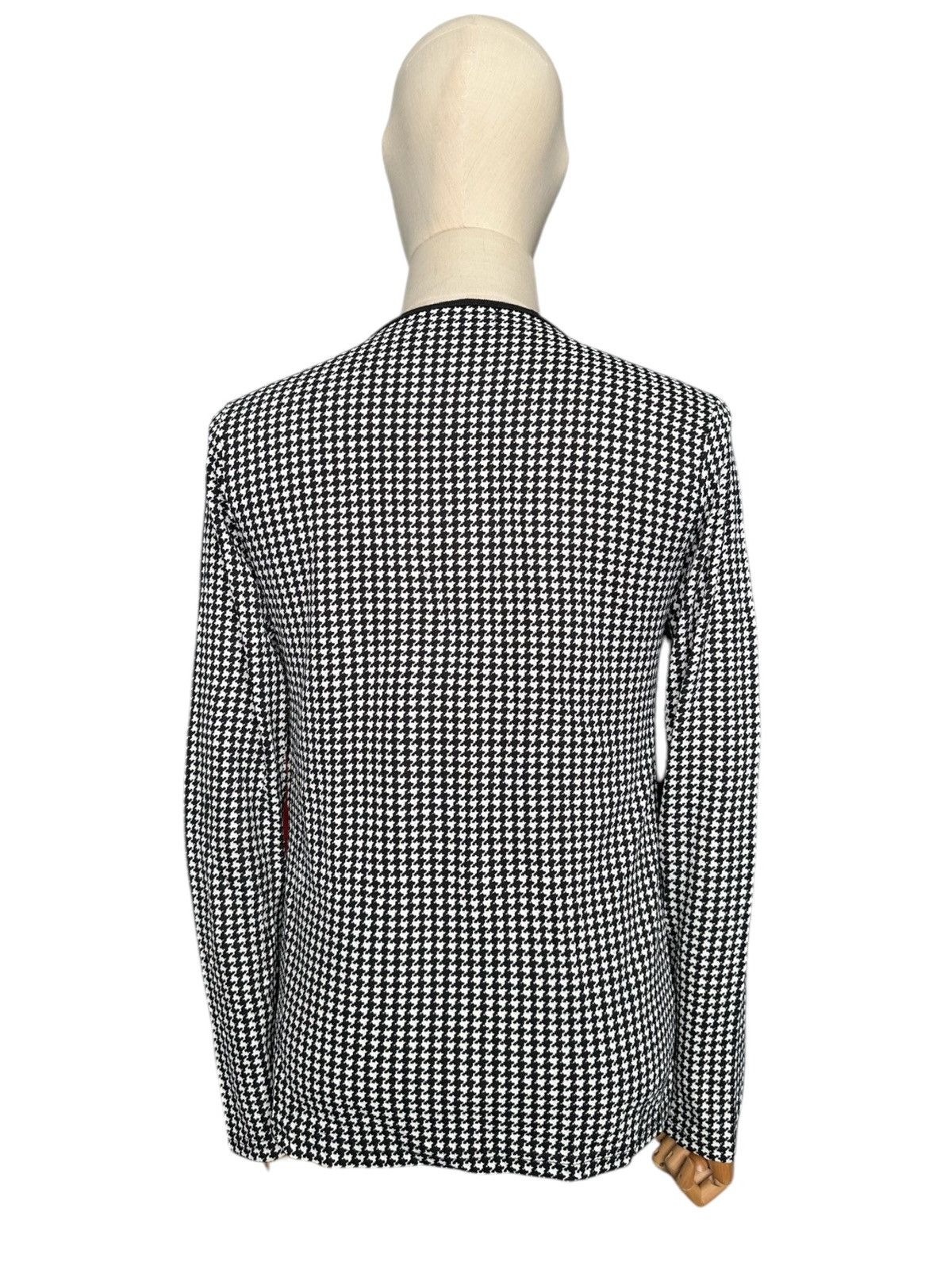If Six Was Nine 00's Roshell houndstooth stripe warmer long sleeve Size US M / EU 48-50 / 2 - 7 Thumbnail