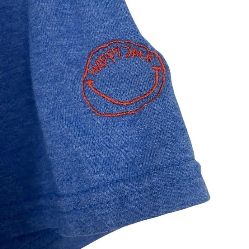 Gildan Happy Jack Gildan Blue Pop Art Colorful Graphic Tee Size L / US 10 / IT 46 - 3 Thumbnail