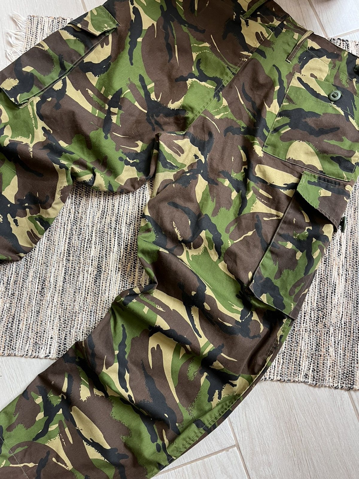 Vintage Vintage Camo Combat trousers pants cargo drawstrings Size US 32 / EU 48 - 11 Thumbnail