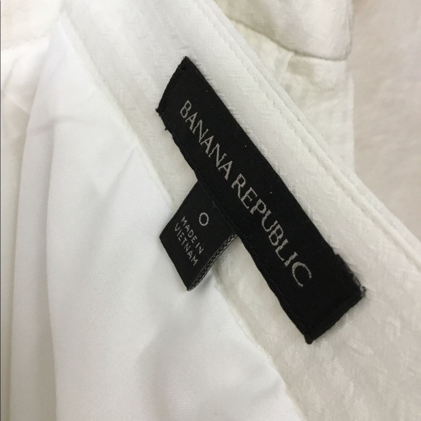 Banana Republic Banana Public White & Black Pleated Midi Skirt Size 28" / US 6 / IT 42 - 5 Thumbnail