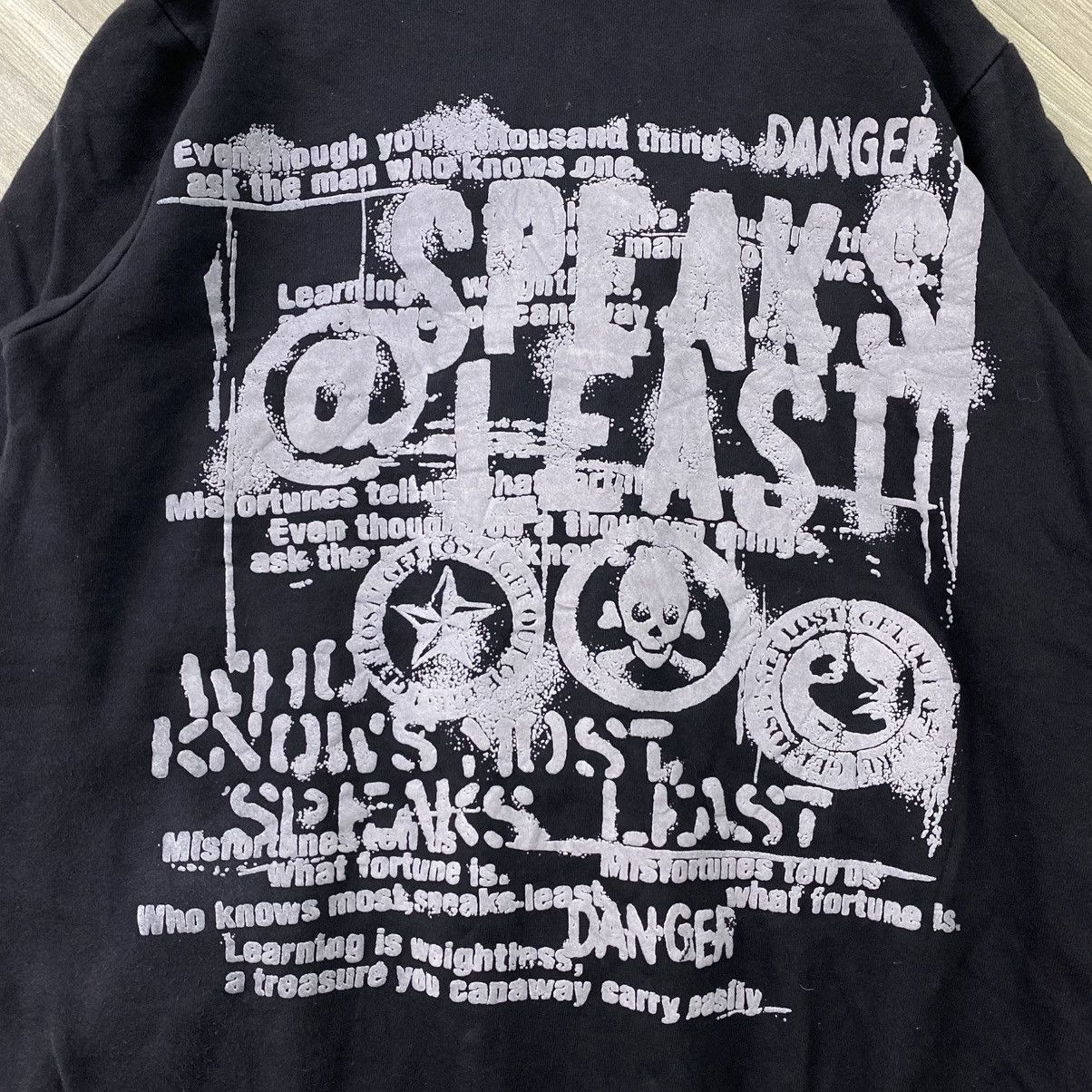 Japanese Brand 2000s Algonquins Studded Mad Punk Kmrii Lgb Sytye Zip Hoodie Size US M / EU 48-50 / 2 - 15 Thumbnail