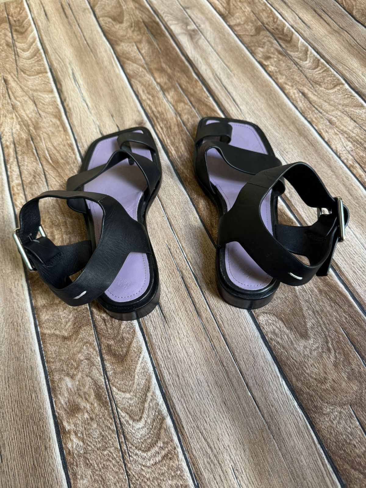 Maison Margiela Tabi strap leather sandals Size US 5.5 / IT 35.5 - 13 Thumbnail